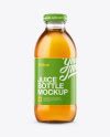 Apple Juice Glass Bottle Mockup - Free Download Images High Quality PNG, JPG