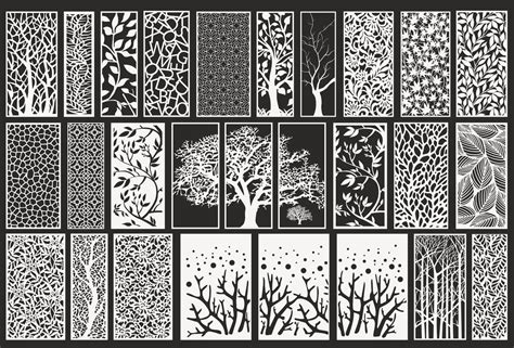 Best outdoor decorative screens eps format download - Free Vector