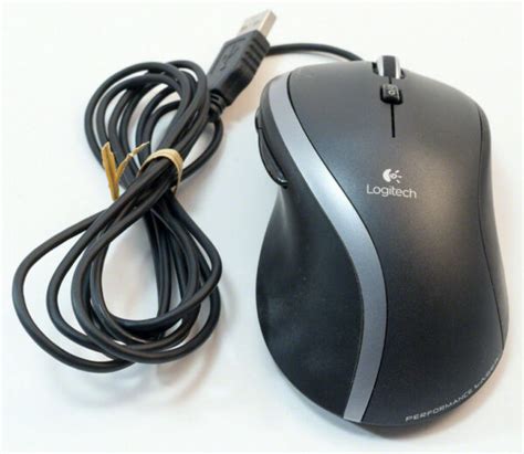 Logitech M500 USB Wired Scroll Performance Laser Mouse M-u0007 for sale ...