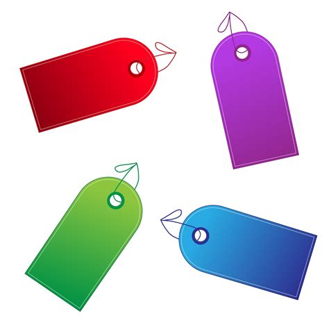 Colorful Gift Tags Free Stock Photo - Public Domain Pictures