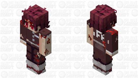 Demon Tanjiro Minecraft Skin