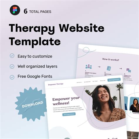 Therapy Website Template - Supernova