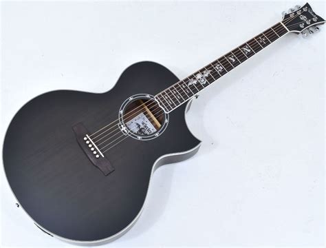 Schecter Synyster Gates SYN GA SC Acoustic Electric Guitar Trans Black ...