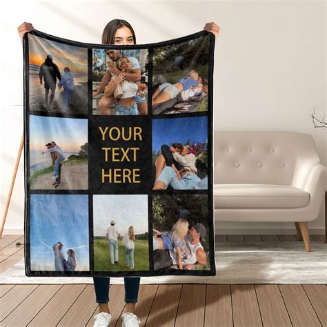 Customizable Photo Blanket Collage Super Cozy Blanket - Etsy