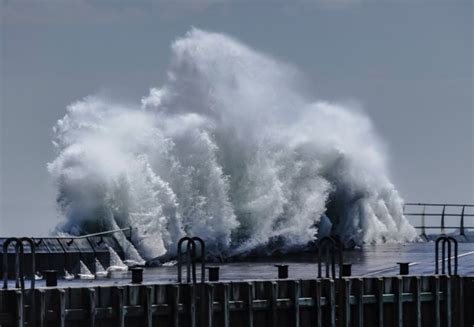 Mornington PIer Storm Waves - Australian Photography