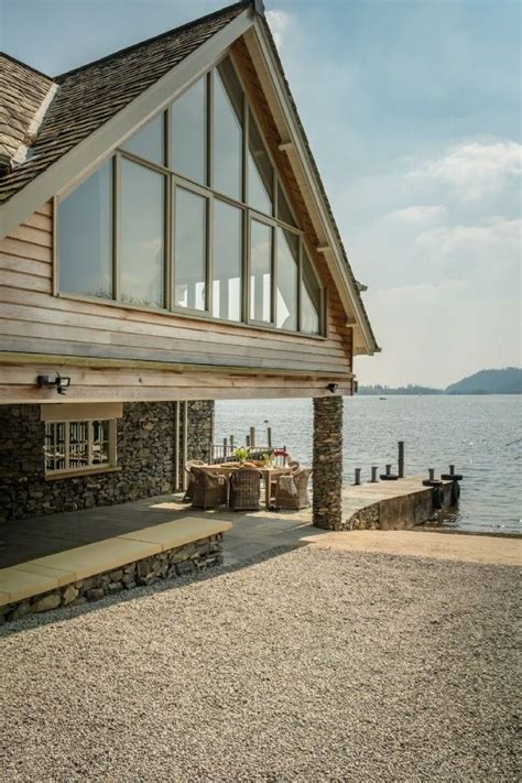 Lake Windermere luxury self-catering boathouse with private mooring | Lake district cabins, Lake ...