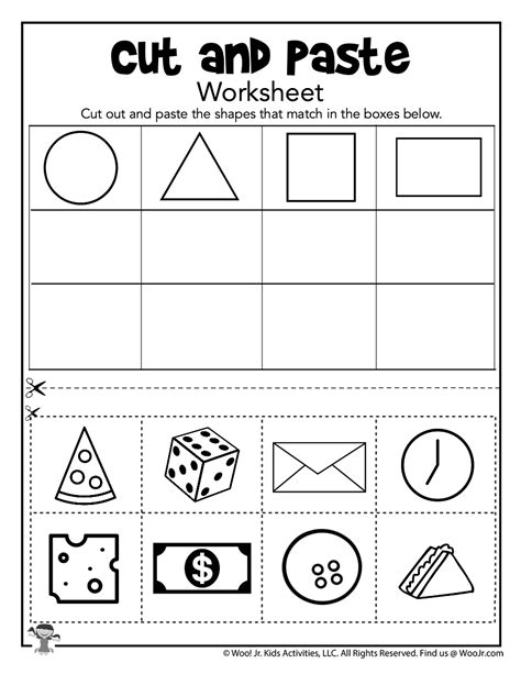 Halloween Matching Shapes Worksheet – AlphabetWorksheetsFree.com