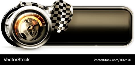 Racing banner Royalty Free Vector Image - VectorStock