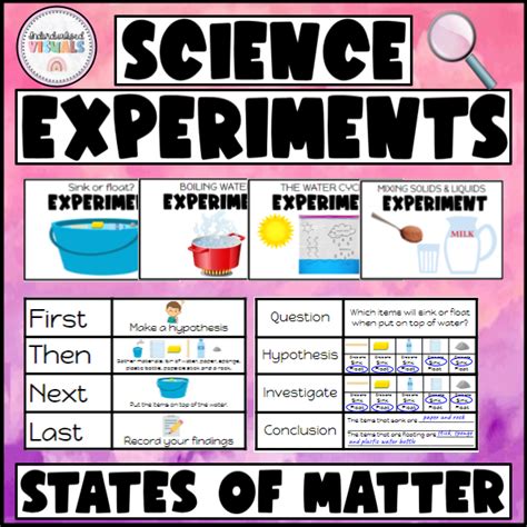 STATES OF MATTER Science Experiments - Solids, Liquids & Gas Experiments - Gr 2 | Matter science ...