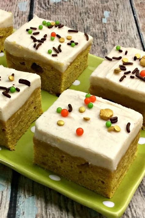 The Best Pumpkin Squares With Cream Cheese Frosting