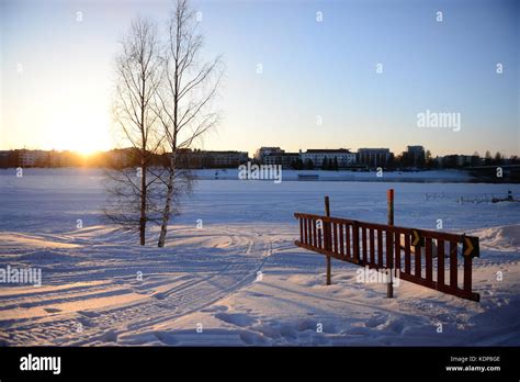 Lapland and Northern Lights Stock Photo - Alamy