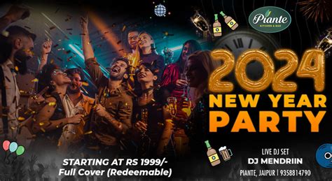 New Year Party 2024 | Piante NYE Party | NY 2024