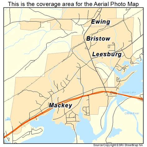 Aerial Photography Map of Leesburg, AL Alabama