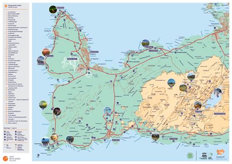 Reykjanes Peninsula Map