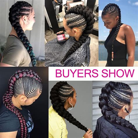 Goddess Braids Updo Hairstyles For Black Women