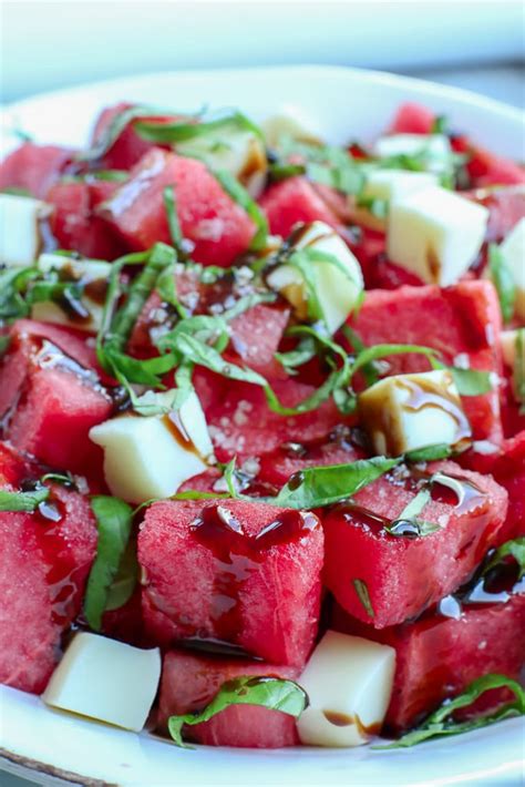 Watermelon Salad-Easy and Delicious - Happy Healthy Mama