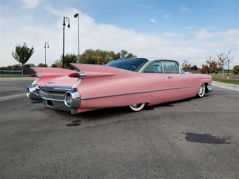 1959 Cadillac DeVille Coupe Coupe PINK RWD Automatic for sale: photos, technical specifications ...