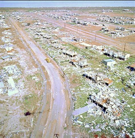 Cyclone Tracy. Damage to Darwin, Australia. Christmas Day 1974 | Aerial ...