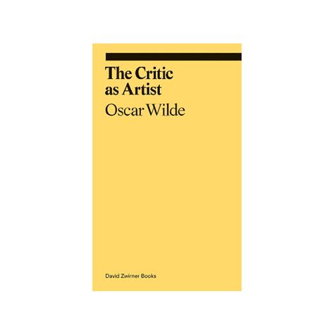 The Critic as Artist - Oscar Wilde - térmita