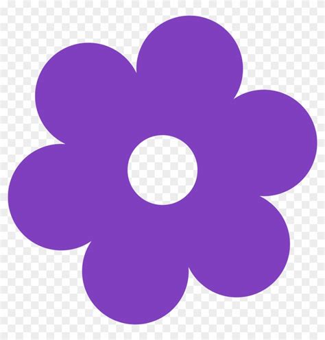 Flowers Purple Flower Clip Art Free Clipart Images Cl - vrogue.co