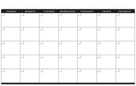 Blank Monthly Calendar Template printable 11x17 calendar 1500 X 955 dkjfi