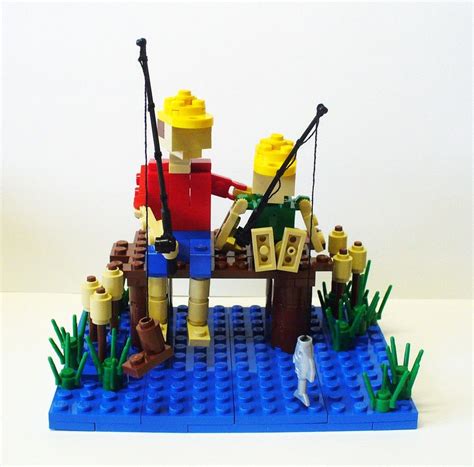 Fishing - could be Rivers and Pops! Lego Building, Model Building, Lego ...