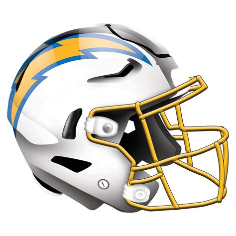 Los Angeles Chargers 24'' Authentic Helmet Cutout