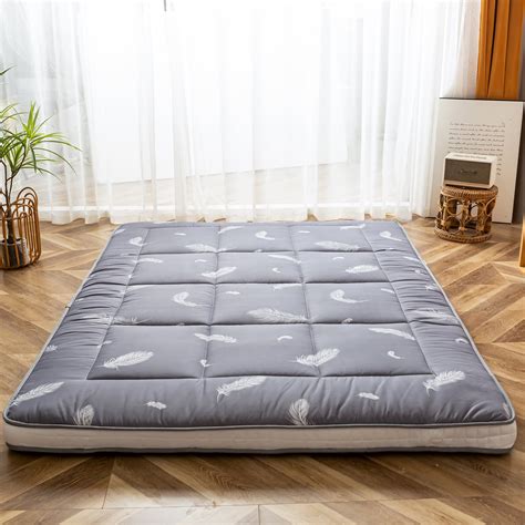 Maxyoyo Extra Thick Futon Floor Mattress, Padded Japanese Folding Roll Up Mattress Sleeping Pad ...