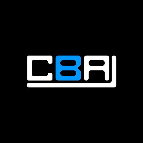 CBA letter logo creative design with vector graphic, CBA simple and ...