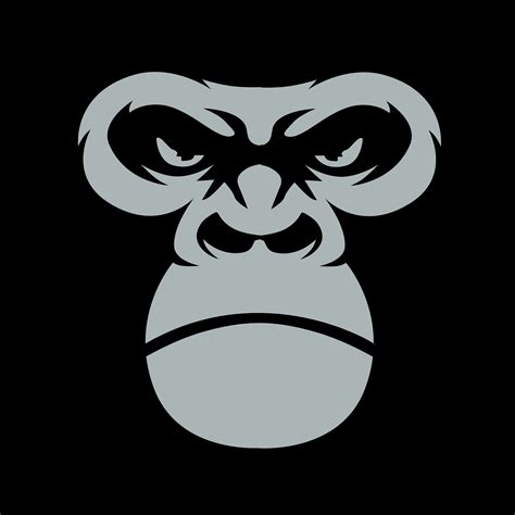 Gorilla Face Clipart