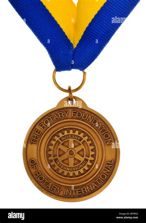 Rotary Paul Harris Fellow medal Stock Photo - Alamy