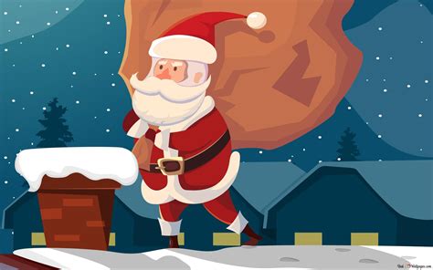 Santa - christmas 4K wallpaper download