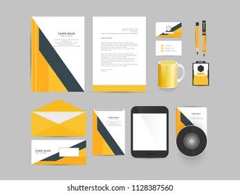 Corporate Identity Premium Branding Design Stationery Stock Vector (Royalty Free) 1513759472 ...