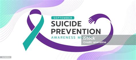 Suicide Prevention Awareness Month Suicide Awareness Prevention Ribbon ...