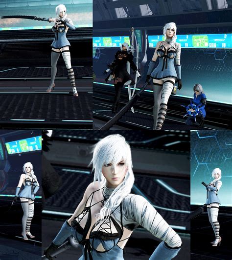 DFFNT mod Nier Replicant Kaine outfit for Lightning : r/dissidia