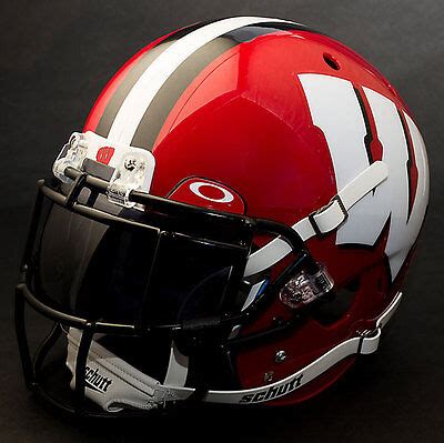 WISCONSIN BADGERS Football Helmet | eBay