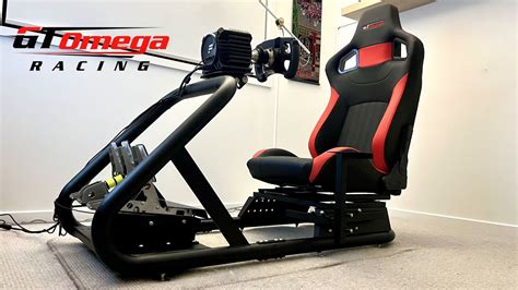 GT Omega Titan Cockpit & RS6 Racing Seat Review + Unboxing ! Fanatec Sim Racing ! - YouTube