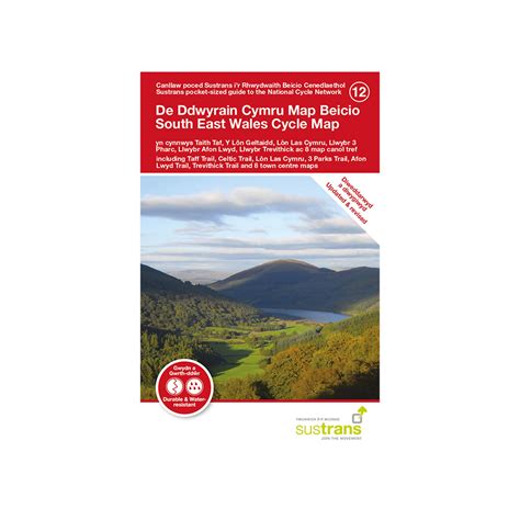 South East Wales Cycle Map (12) – Sustrans Shop