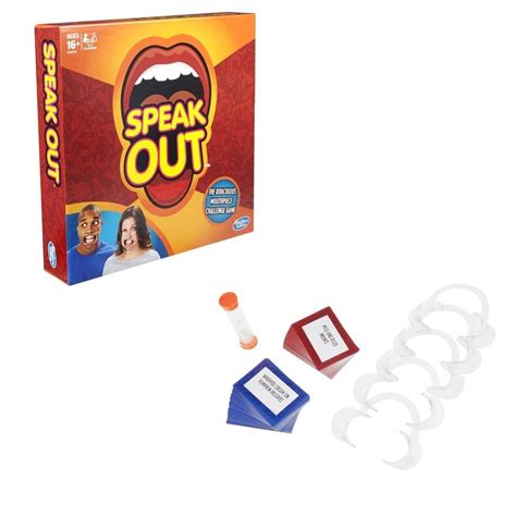 Speak Out Game By Hasbro | Family party games, Challenge games, Mouthguard challenge