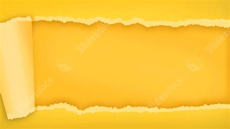 Business Yellow Frame Plain Texture Cardboard Powerpoint Background For Free Download - Slidesdocs