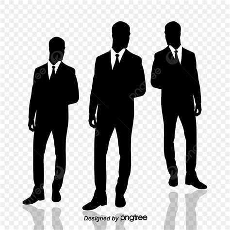 Business People Silhouette PNG Transparent, Business People Vector ...