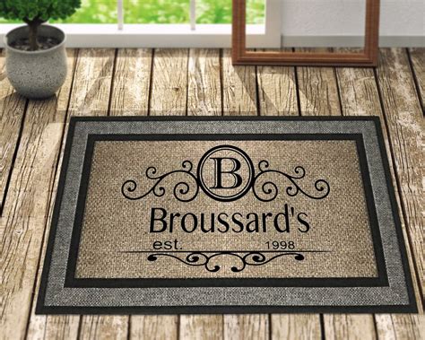 Custom Doormat Personalized Doormat Door Mat Personalized - Etsy | Personalized door mats, Door ...