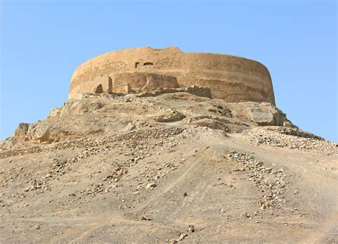 A Tower of Silence, in Yazd, Iran Stock Image - Image of heritage, dakhma: 262103217