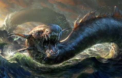 Leviathan (Sea Monster) | Sea monsters, Leviathan, Sea serpent