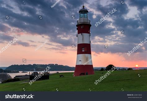 Lighthouse Hoe Plymouth Devon Stock Photo (Edit Now) 220014652