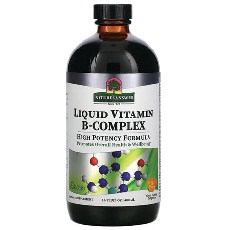 Nature's Answer Liquid Vitamin B-Complex with Quik-Sorb ...