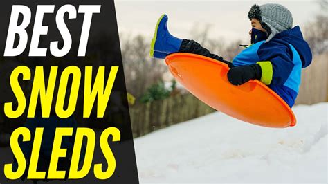 Best Snow Sleds 2021 | Snow Sledding For Adults & Kids - YouTube