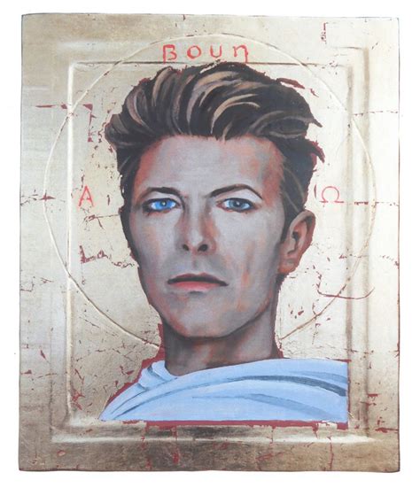Artist Edward Bell was commissioned by Bowie to create the album cover for the 1980 album Scary ...