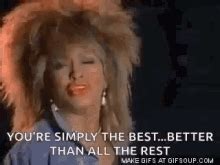 Tina Turner You're Simply The Best Gif