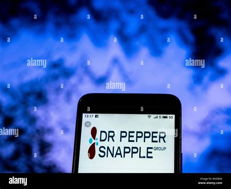 Dr Pepper Snapple Group Drink company logo seen displayed on smart phone Stock Photo - Alamy